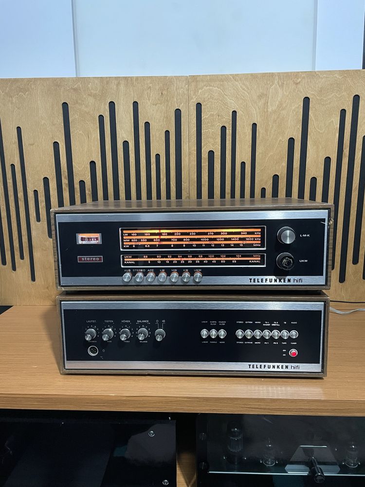 Vand / schimb amplificator telefunken hifi v 201a si tuner t 201