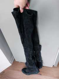 Велурени чизми Zara, 38номер