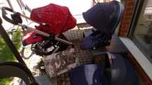 Cybex balios LOVE+ocean blue+landou+marsupiu culcat scoica cloud adapt