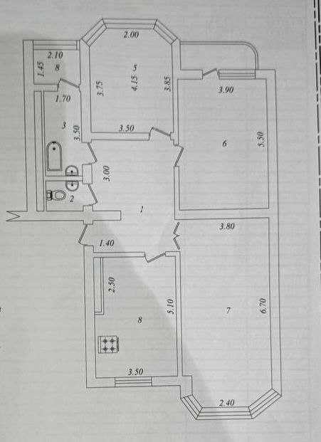 3-х комнатная в Новостройке  (ориентир. метро Пушкино) ID: 2689