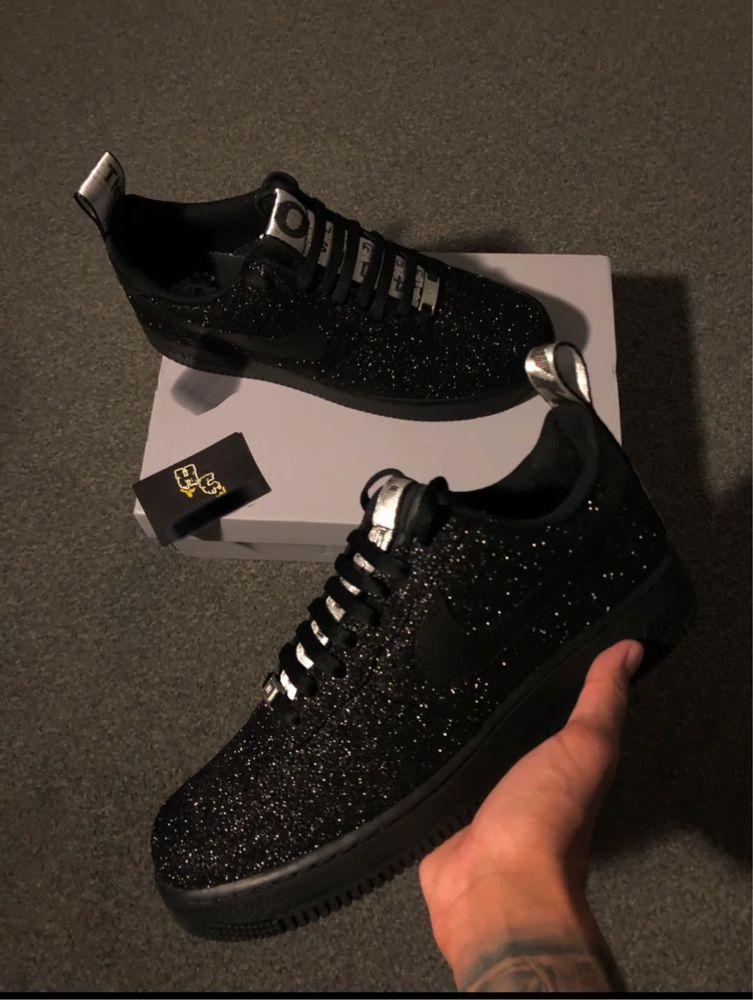 air force 1 custom black