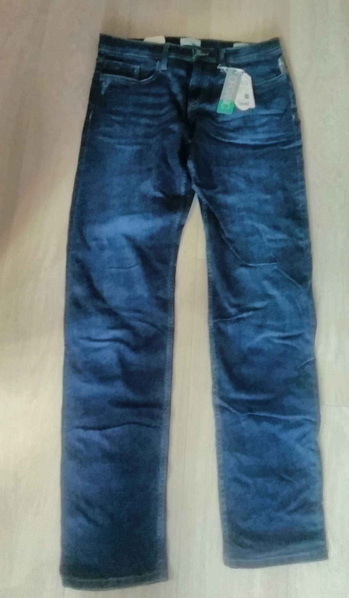Мъжки дънки edc by ESPRIT Jeans blue 901, 31W/36L, organic памук, нови