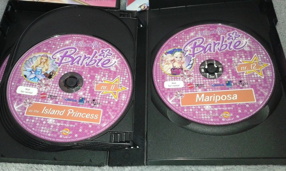 Colectie Completa DVD-uri cu Barbie 36 Filme Dublate in limaba romana