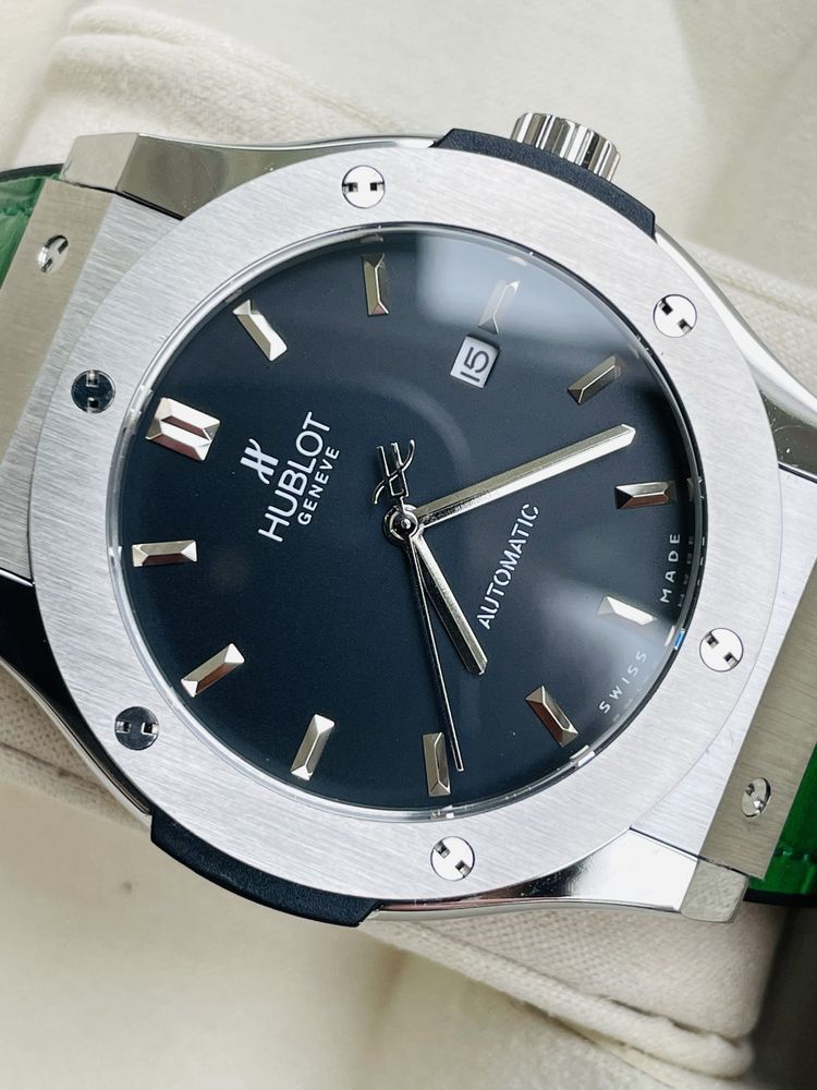 Ceas Hublot Classic Fusion Verde Croco Premium