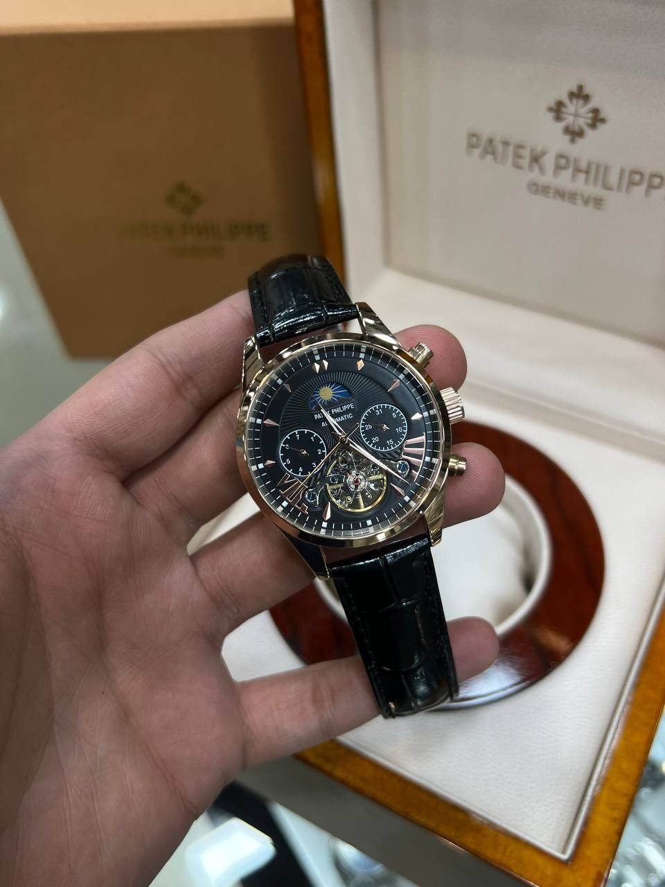 Patek Philippe yangi model, sifati a'lo darajada, kojanniy remeshok