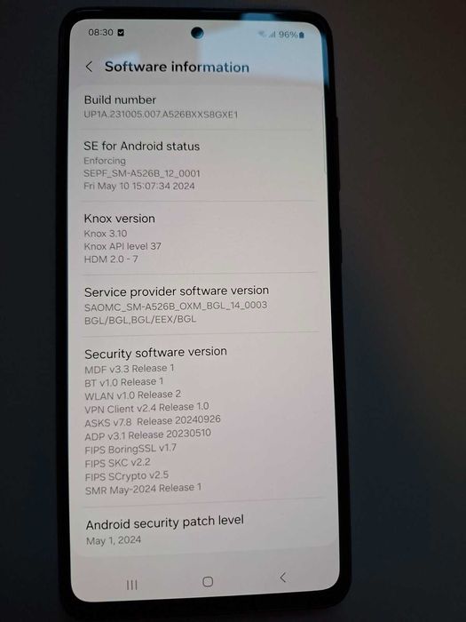 Samsung Galaxy A52 5G, Model SM-A526B/DS - 2021 година