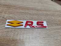 Renault RS Рено Р.С емблема лого надпис
