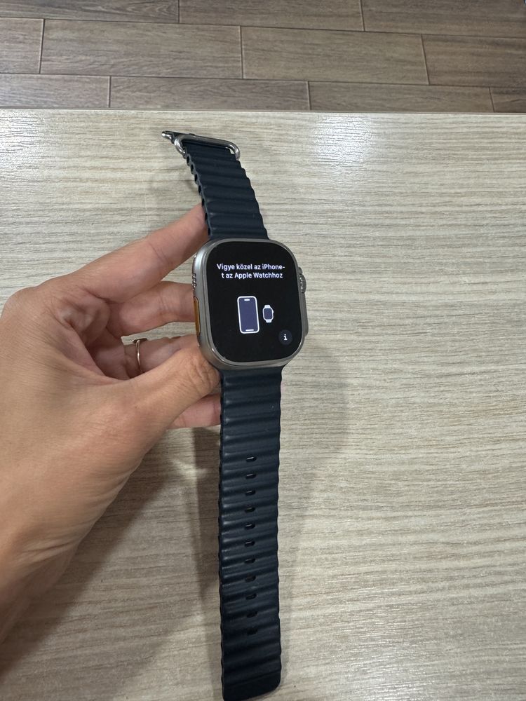 Apple Watch Ultra, Cellular, Titanium 49mm, Blue Ocean, Impecabil!!