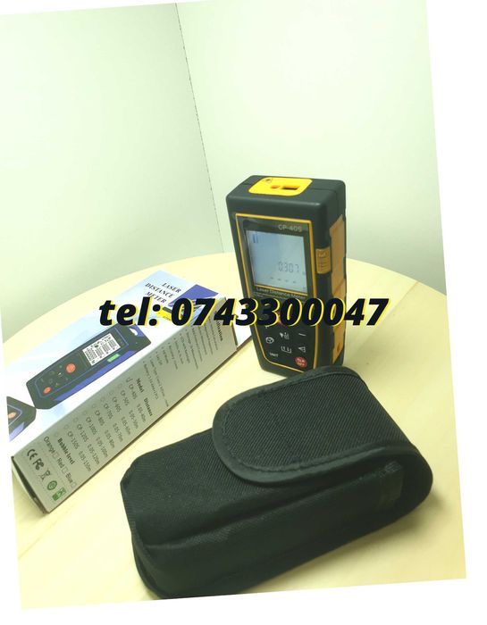 Telemetru Laser 40m Pentru Masurare Distante  Husa Inclusa Functii
