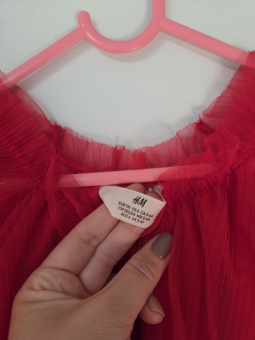 Rochita cu volane h&m 116 cm