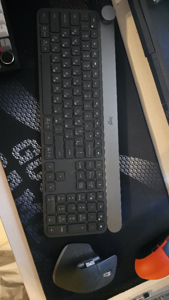 Logitech craft клавиатура и мышь mx 3s