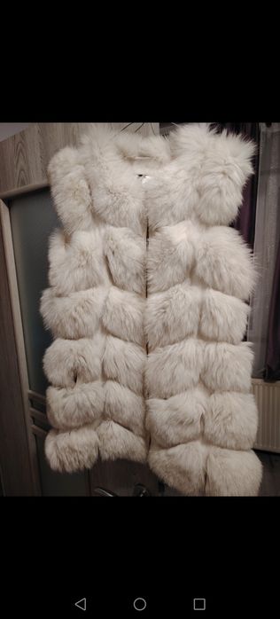 Vesta de blana naturala