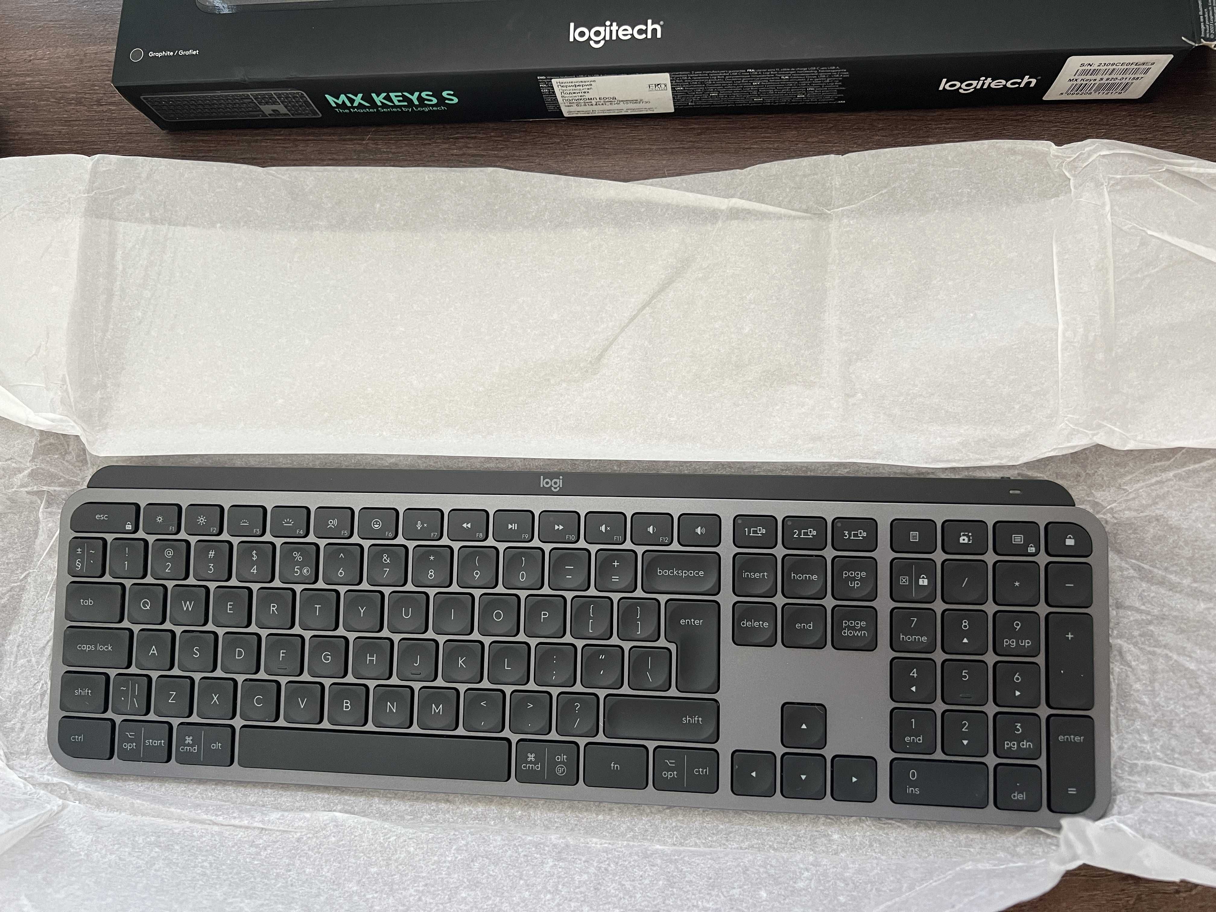 Клавиатура Logitech MX Keys S