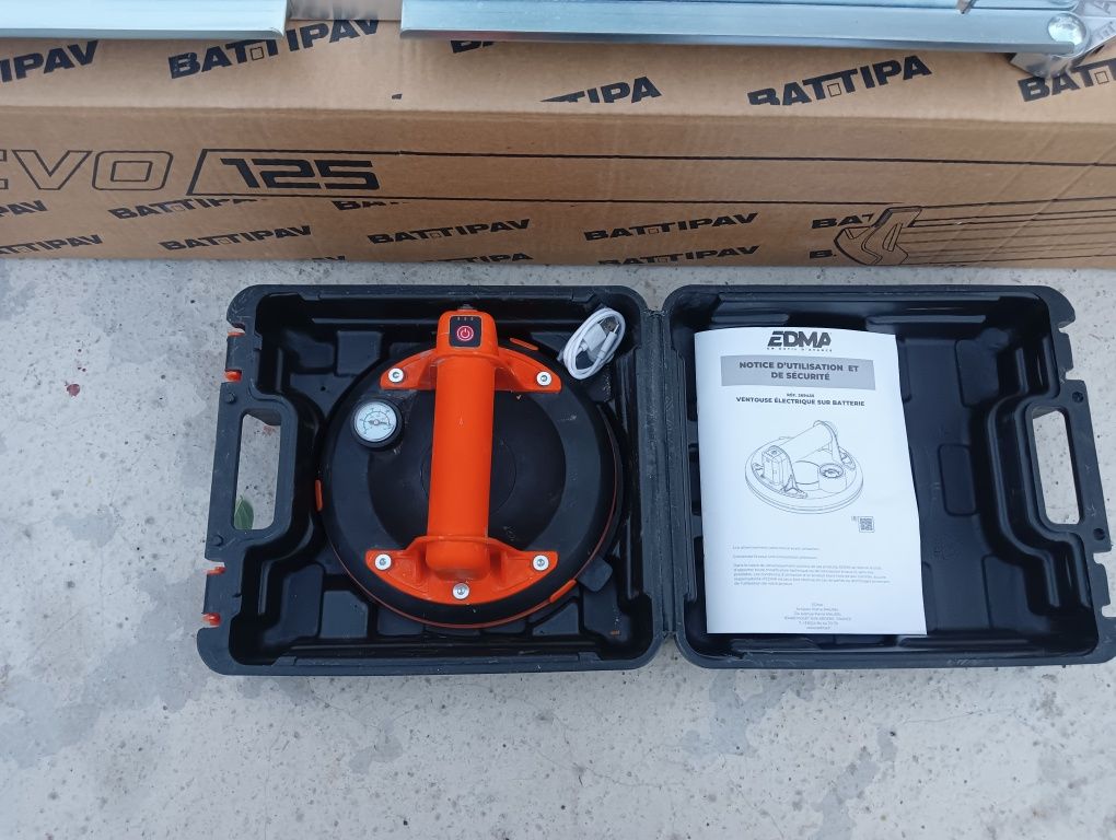 Машина за плочки BATTIPAV PRO Evo 125. + Вендуза