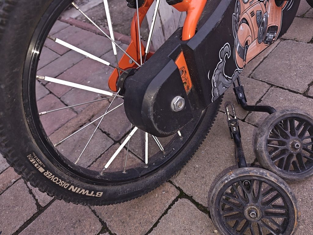 Bicicleta copii cu roti ajutătoare detasabile