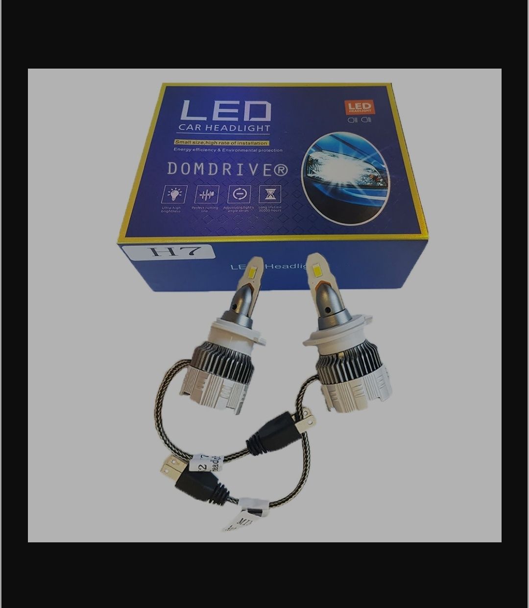 2 becuri led H7 DOMDRIVE