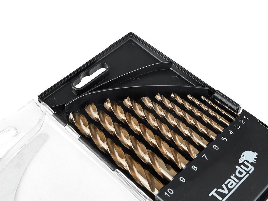 Set burghie hss cobalt pentru metal 1-10mm 10 piese