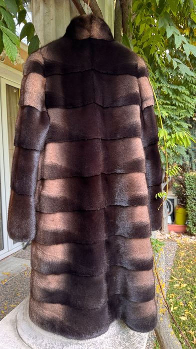 #90 Палто от норка.Визон.Яке от норка.Естествена кожа с косъм.