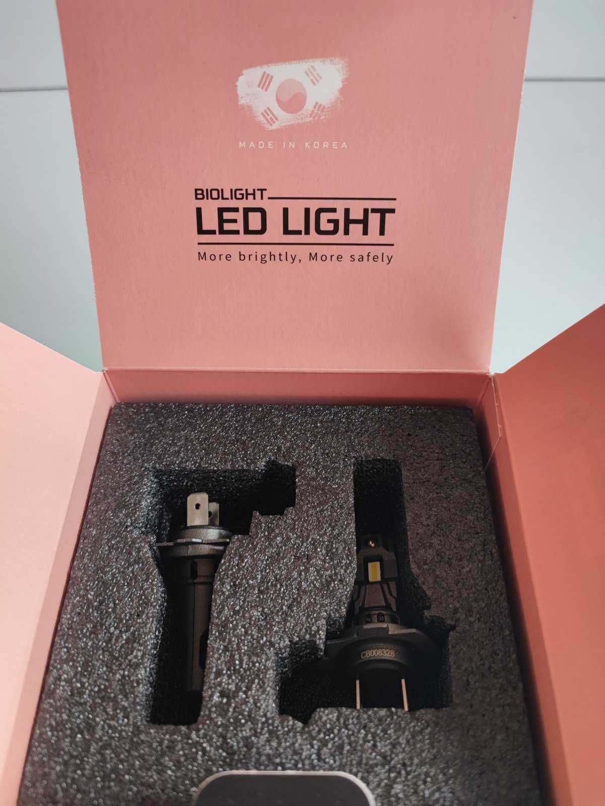 ЛЕД крушки H7 3000L 6000K Нови компект Крушка LED Диодни Диодна Крушка