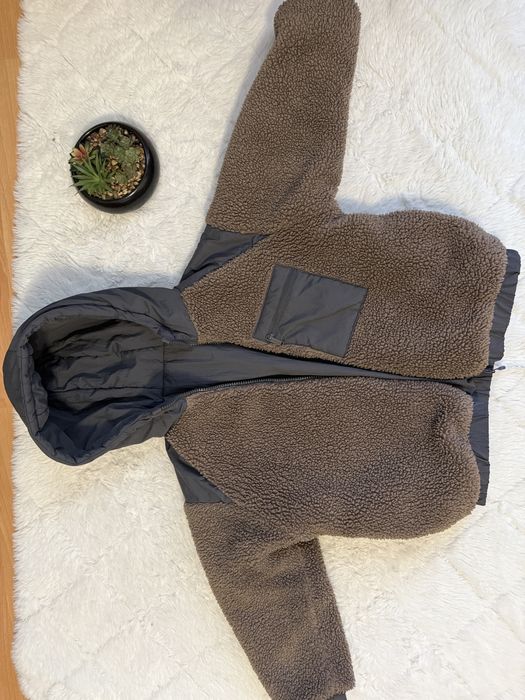 Geaca de iarna cu fata dubla baietel Zara 7-8 ani