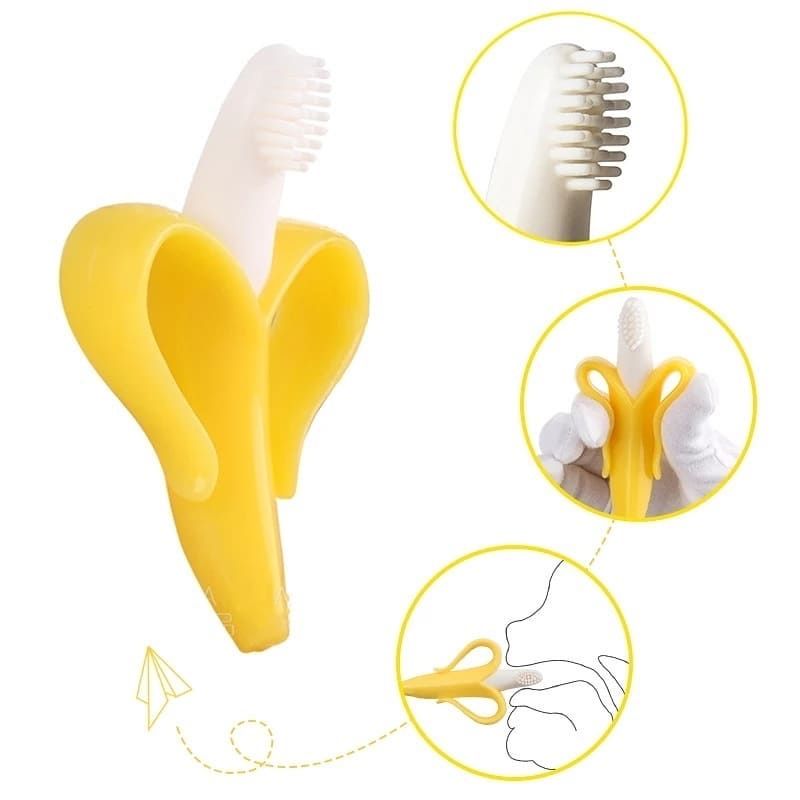 Банан - прорезыватель игрушка - грызунок для прорезывания зубов