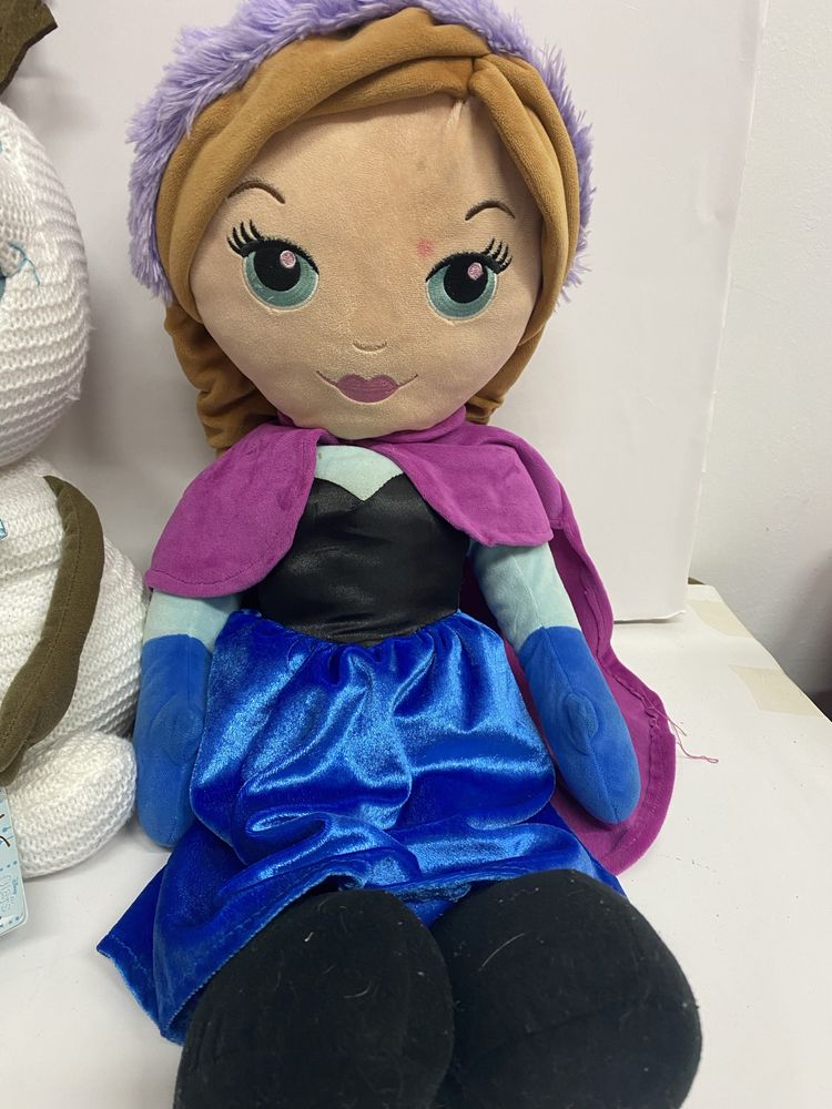 FROZEN lot 3 jucării din pluș Sven Olaf Anna  35-50 cm