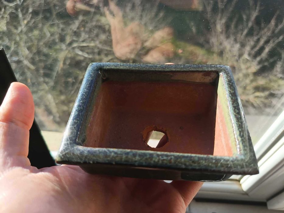 Ghiveci Bonsai Bonzaï Ceramic cu email Vintage