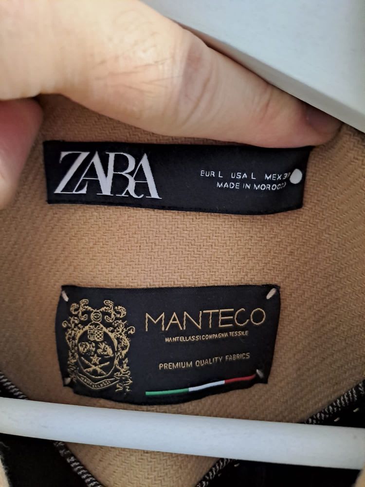 Palton Zara premium cu adaos de lana