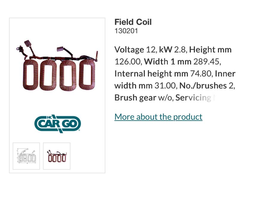 Stator alternator