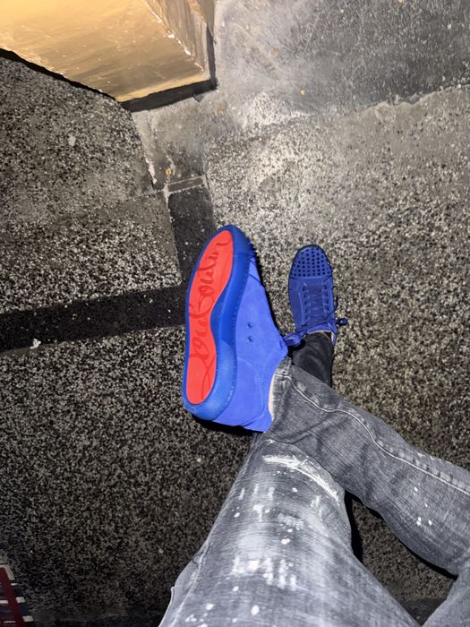 Christian Louboutin blue 43