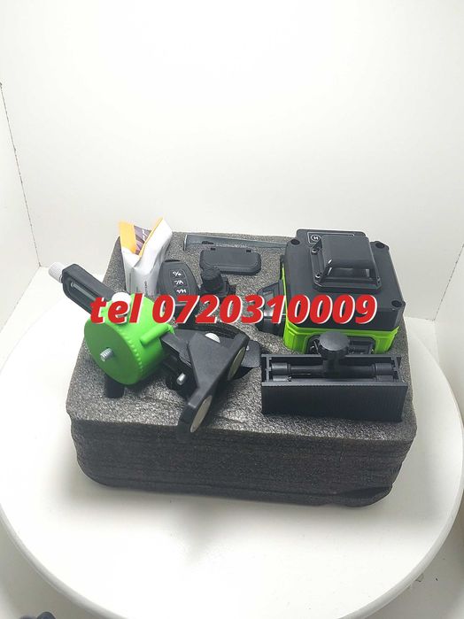 Nou Auto Nivela Laser  Unda Verde 16 Lini 4d Cu Telecomanda Nu Are Tr