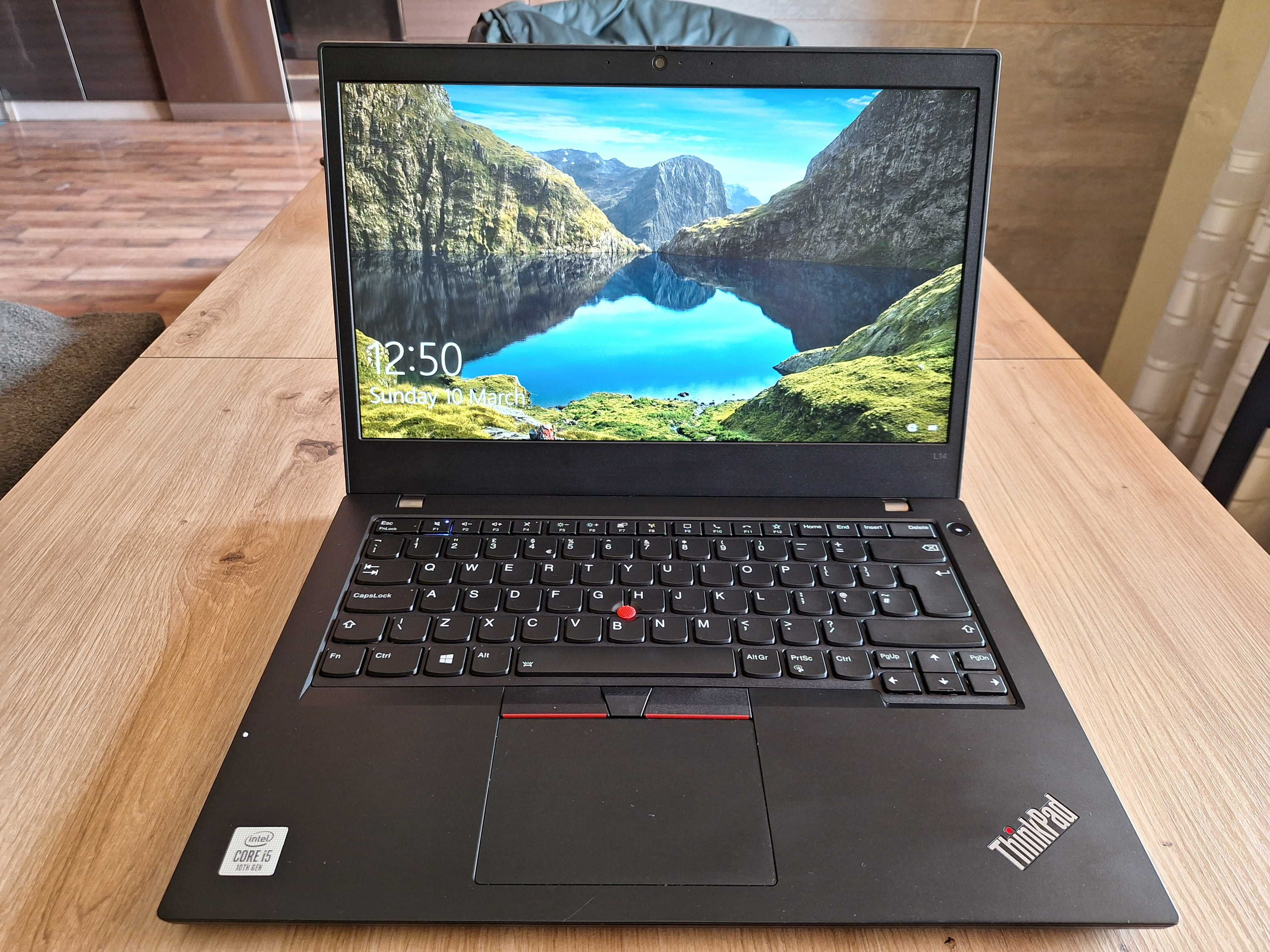 Lenovo Thinkpad L14 с 4-ядрен Core i5-10210U 14'' FullHD 256GB SSD 8GB