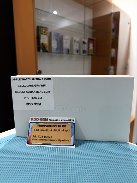 Apple Watch Ultra 3 49MM Sigilat/Garantie/Cellulare