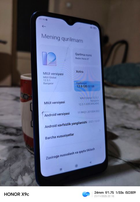 Redmi note 8 T 32gb