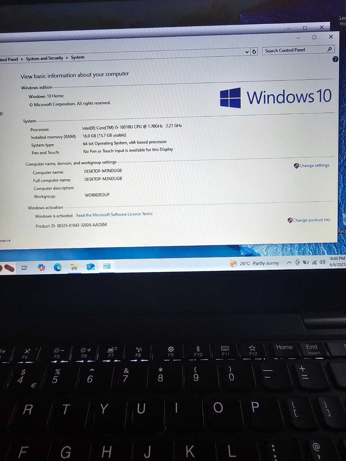 Lenovo Thinkpad L13 - i5 - 10310u - 8 GB RAM / 256GB NVMe