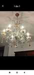 Lustra origine Italia cu cristale de Murano