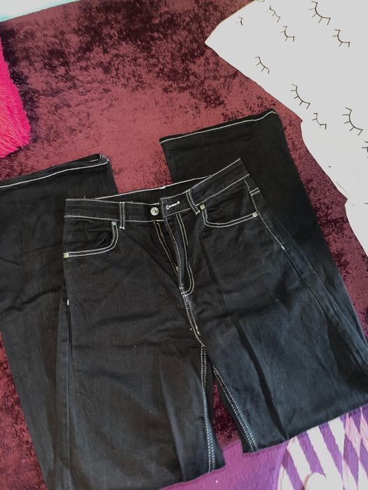 blugi cu talie inalta