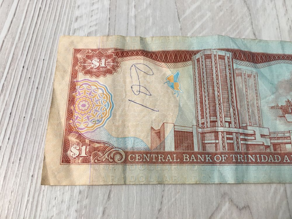 Bancnota 1 dolar Trinidad and Tobago, 2006, UNC (transport gratuit)