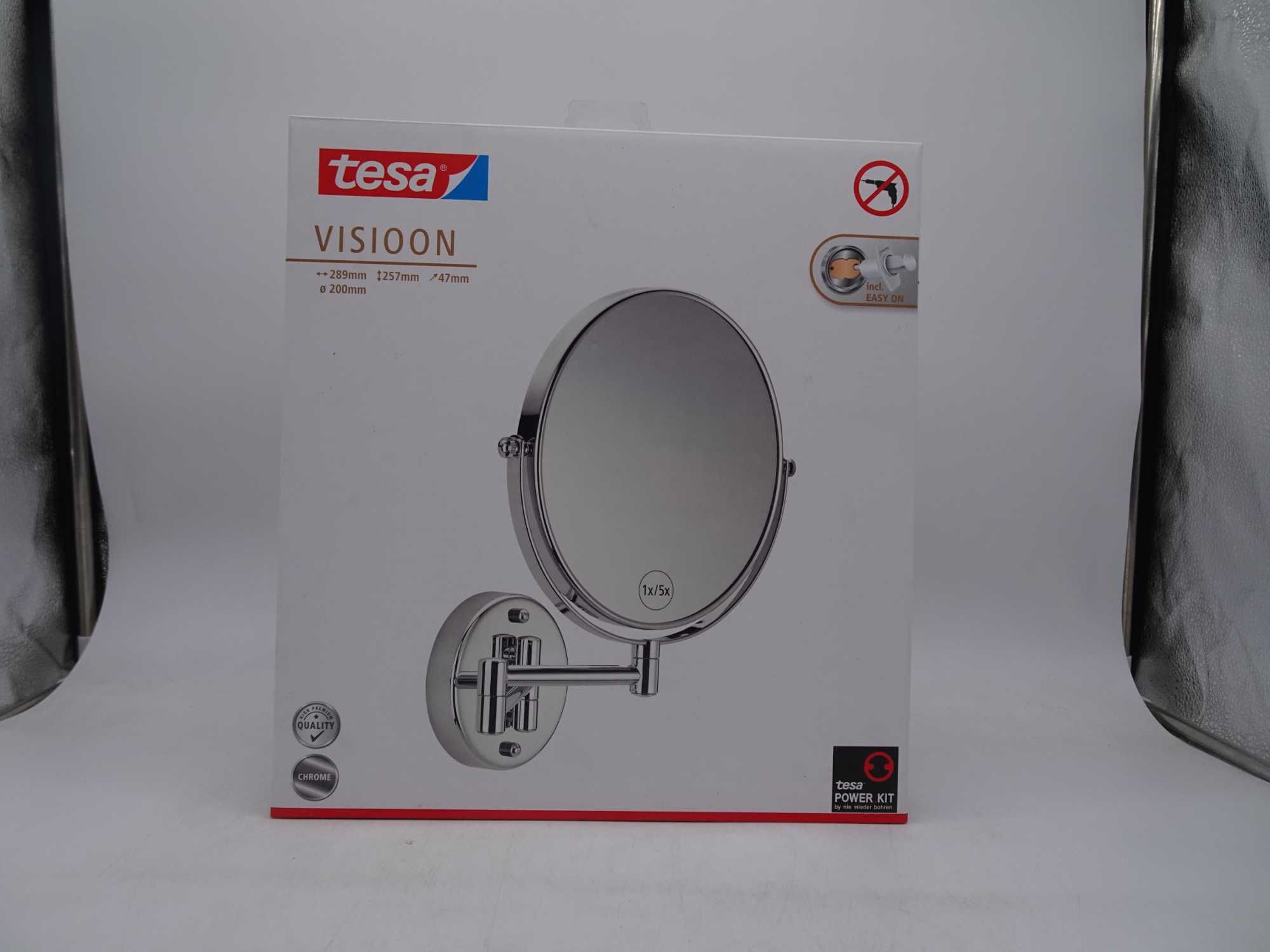 Oglinda cosmetica pentru baie, tesa Visioon 40611, montaj pe perete