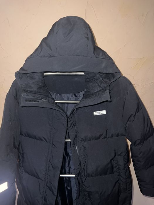 palton negru gros femei