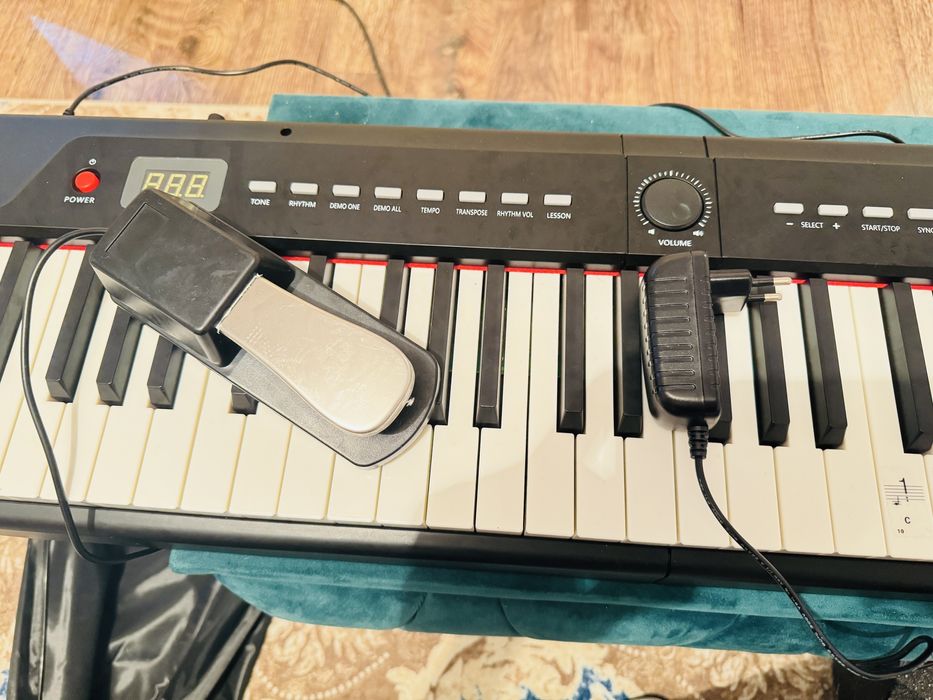 Orgă 88 taste cu husa si pedala de metal