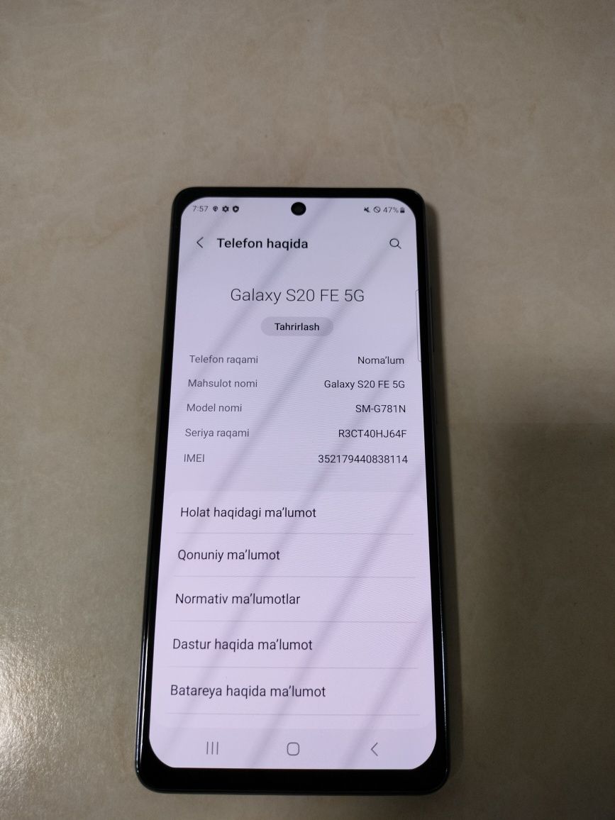 Samsung Galaxy S20 FE 5G  6/128GB IDEAL