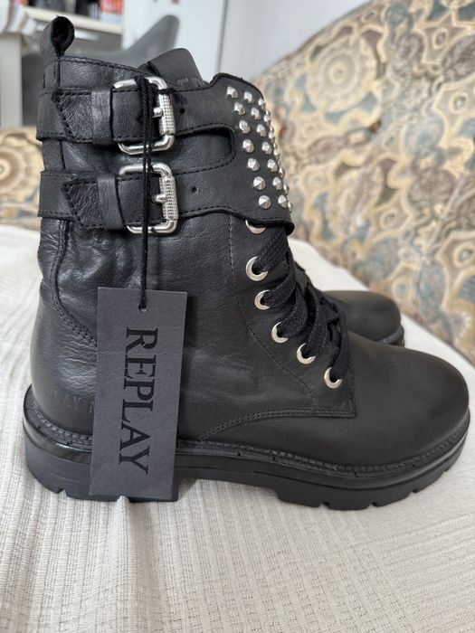 Дамски кожени боти Replay, 38