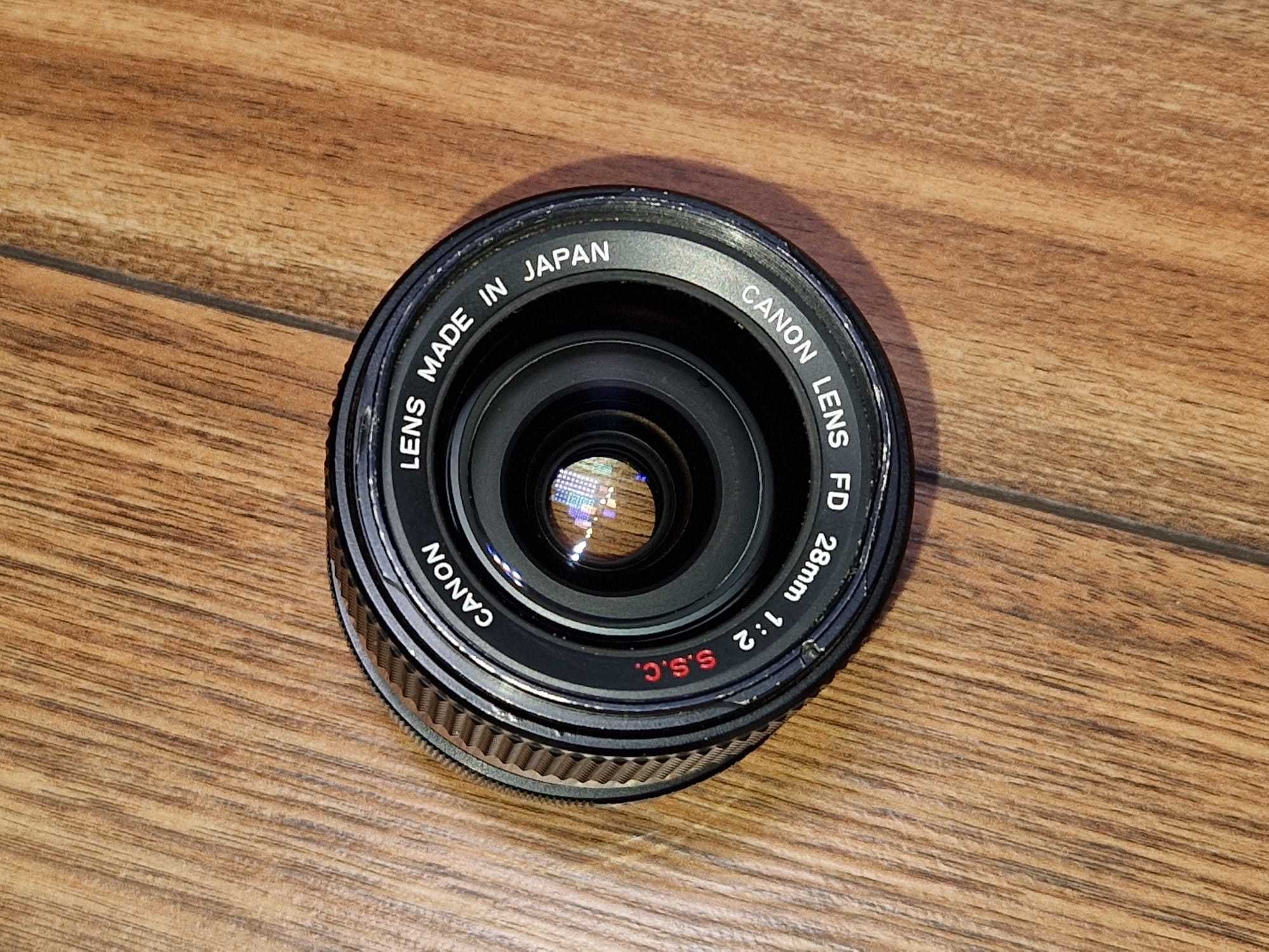 Canon FD 28mm F/2 SSC S.S.C. SLR FD Mount