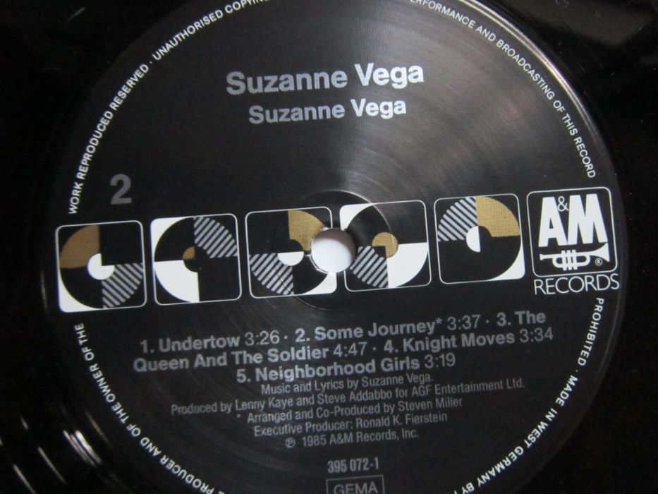 cadou rar Suzanne Vega Solitude Standing Indie AltRock  Germany 1985