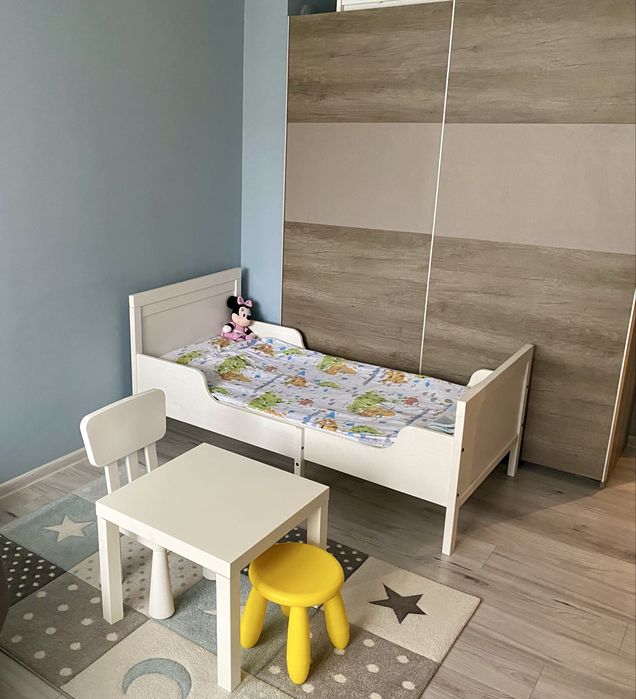 Детско легло Ikea Sundvik разтегателно с матрак