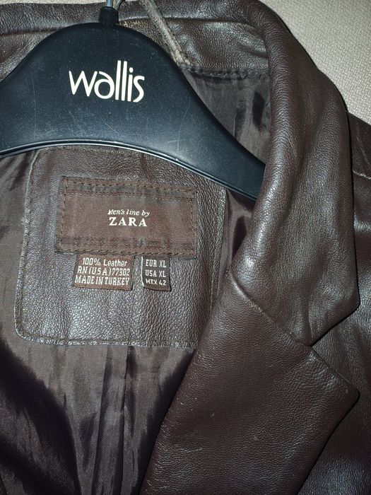 Sacou de piele  Zara!