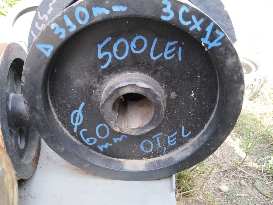 Fulie cu 3 curele de 17 mm cu diametrul de 310 mm