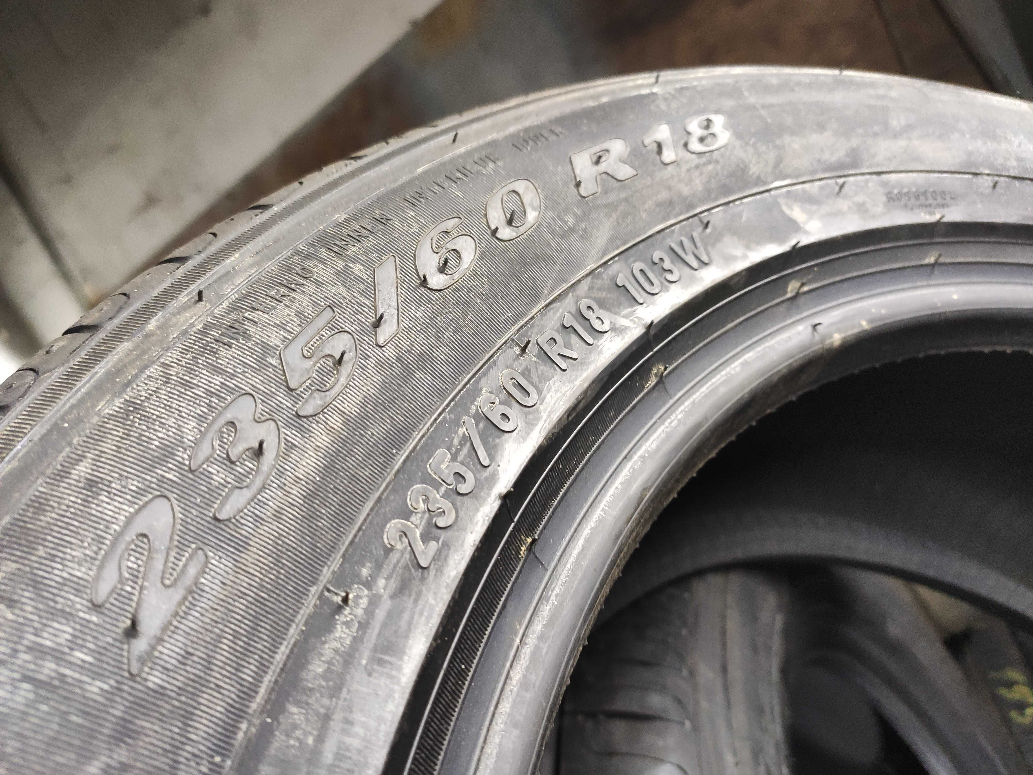 4бр Летни гуми 235 60 18 - Pirelli