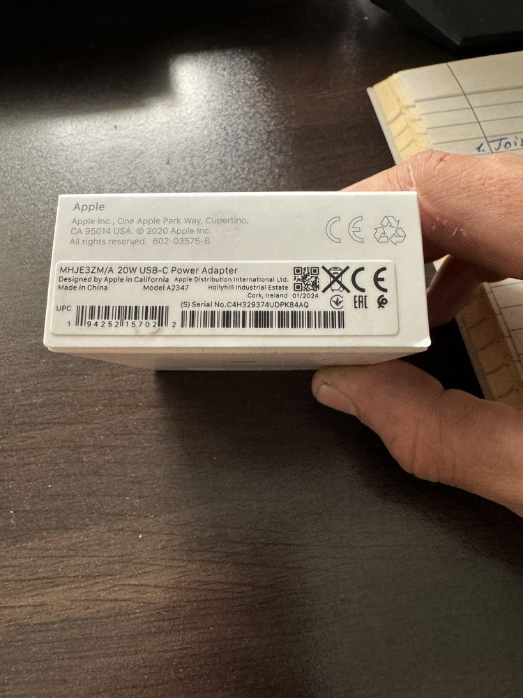 Оригинален адаптер за Iphone  20w